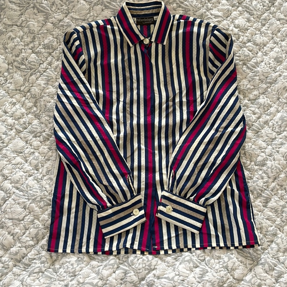 *Vintage* Haberdashery Striped Blouse